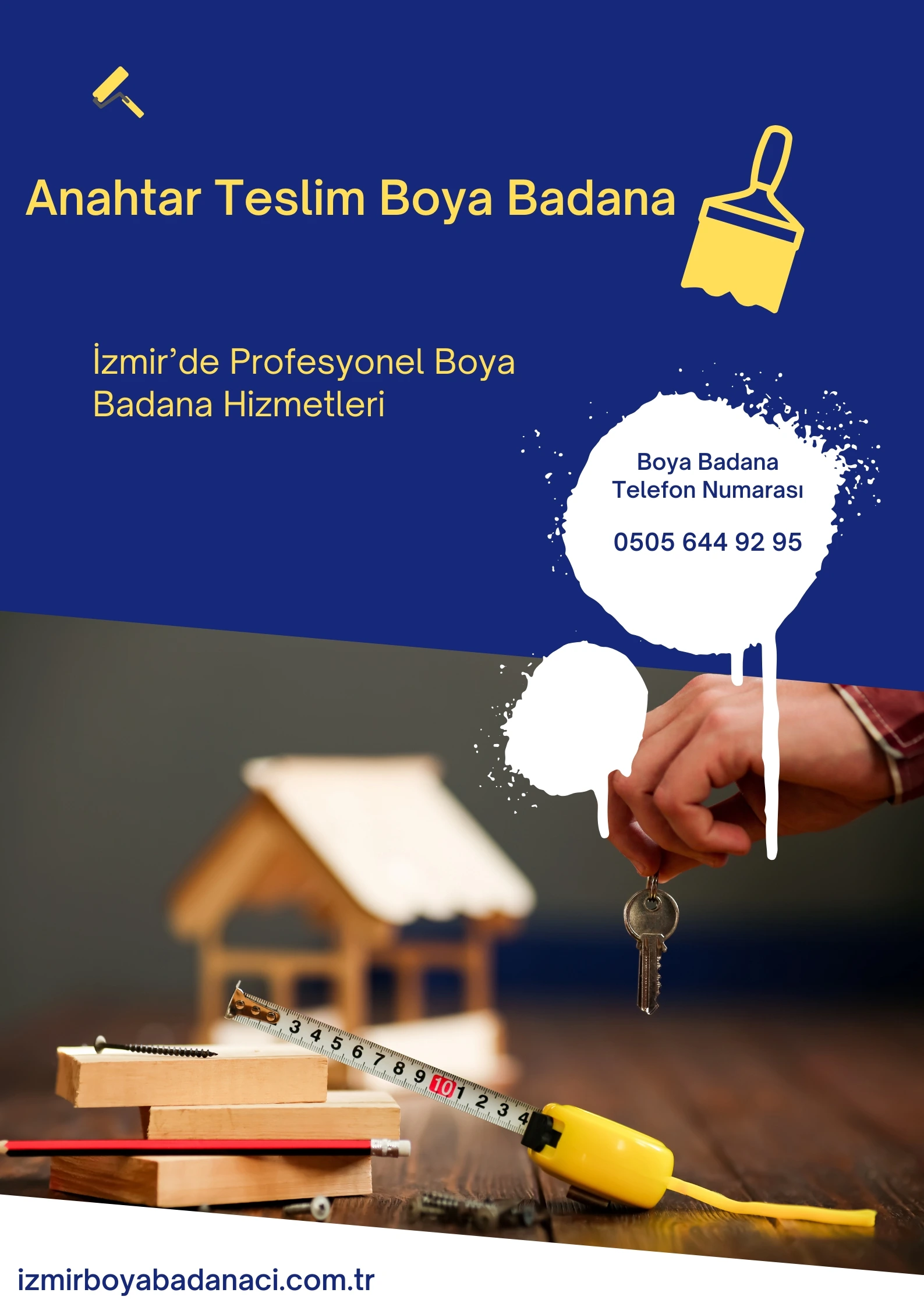 Anahtar teslim boya badana hizmeti ile zahmetsiz yenileme. Tüm süreci sizin için yönetiyoruz.